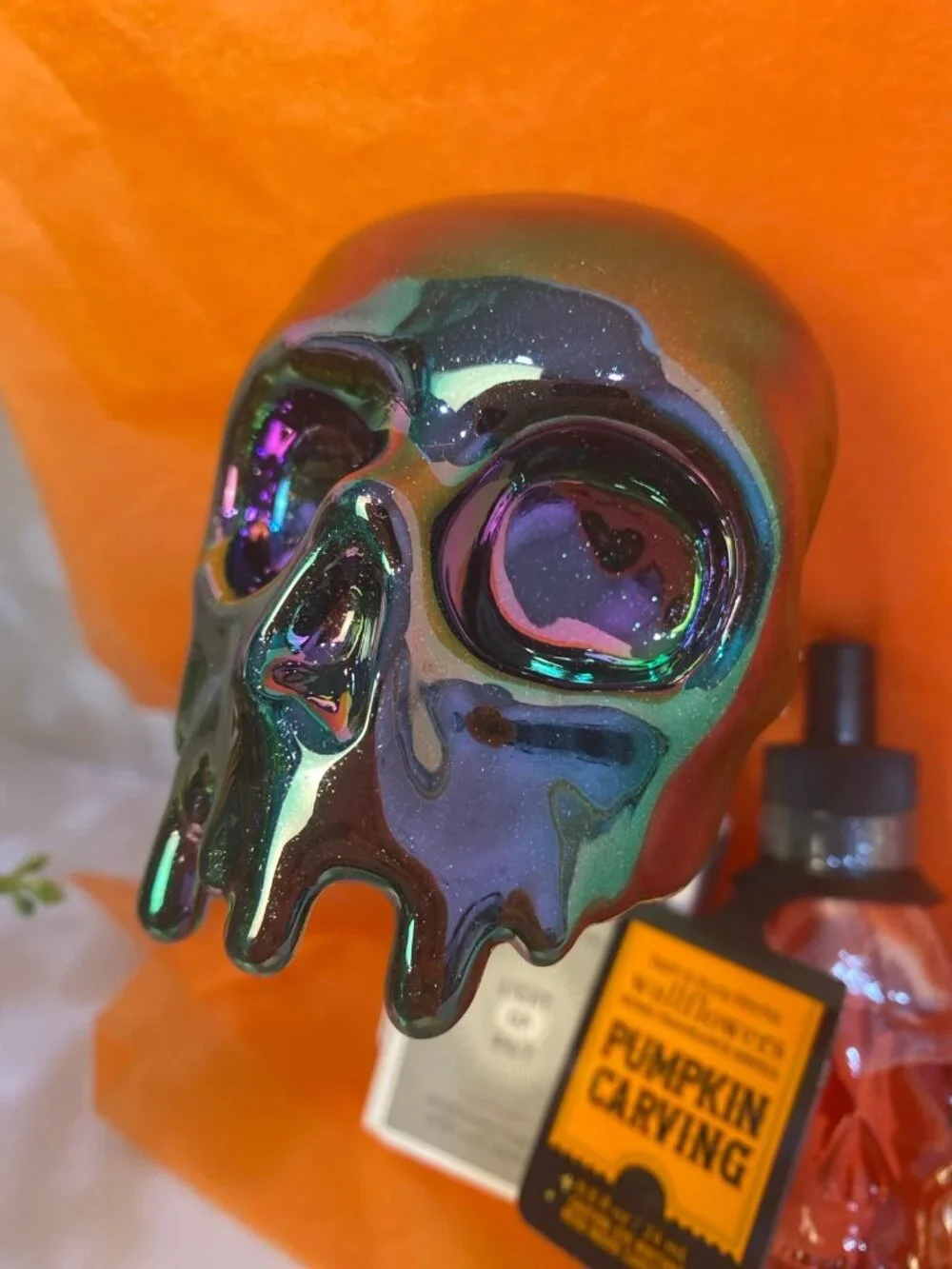 BBW Halloween 2026 “Drippy Skull” Light Up  Wallflower Fragrance Plug & Refill